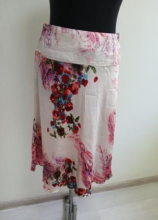 Юбка шелковая