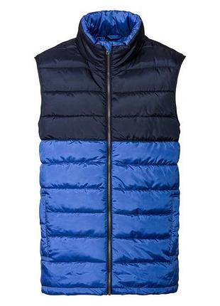 Теплий жилет водовідштовхувальний та вітрозахисний для чоловіка livergy bionic-finish® eco 434937 l синій