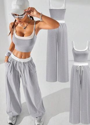 Костюм с имитацией белья