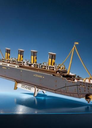 Модель корабля дерев'яний конструктор титанік захоплюючий конструктор з 269 деталей