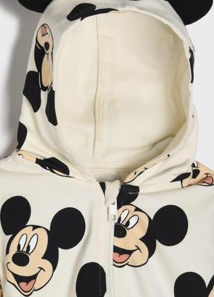 Кофта на молнії кофта з мickey mouse кофта на молнії для хлопчика3 фото