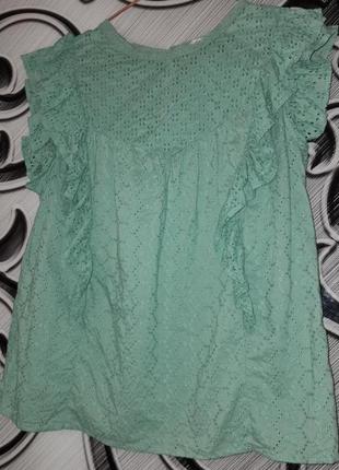 Блуза з прошвою. бавовна