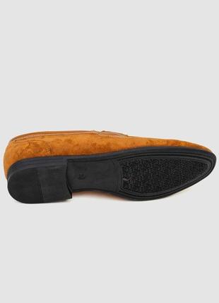 Туфлі чоловічі замша, колір коричневий, 243rga6060-95 фото