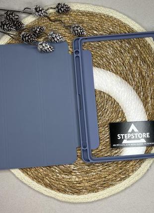 Книжка smart case для ipad 5/6 (9.7) під шкіру з малюнком прозорий слот, відділ під pencil протиударний5 фото