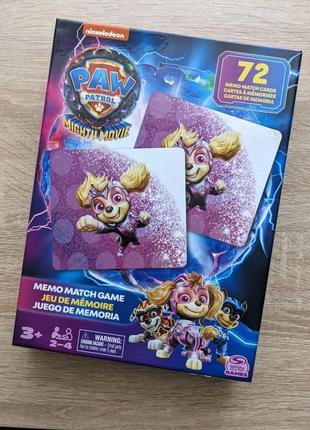 Игра мемо щенячий патроль