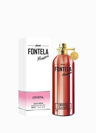 Женская парфюмированная вода fontela edp crystal, 100 мл