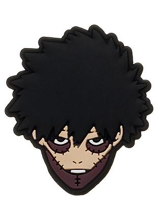 Джибитсы для кроксов «моя академия героев: даби» 1 шт.