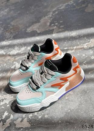 Стильні яскраві кросівки жіночі замшеві весняні-осінні,замша-жіноче взуття весна-осінь6 фото