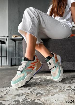 Стильні яскраві кросівки жіночі замшеві весняні-осінні,замша-жіноче взуття весна-осінь10 фото