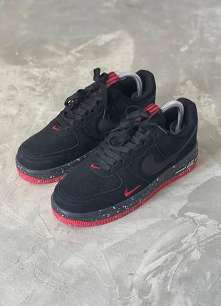 Кроссовки мужские nike air force black/white