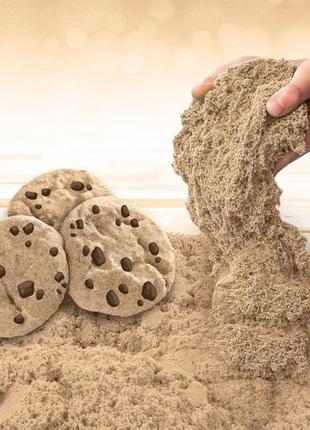 Пісок для дитячої творчості з ароматом - kinetic sand печиво4 фото