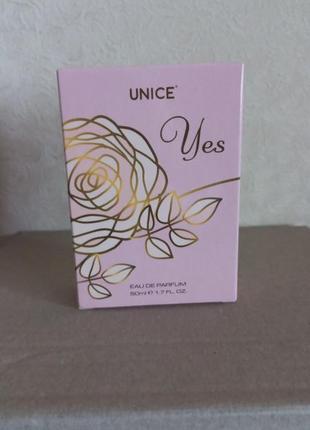Парфюмерная вода yes unice