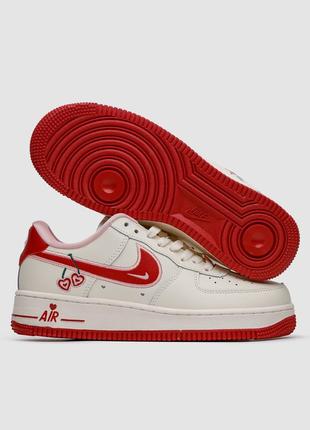 Женские кроссовки nike air force 1 low cherry valentine's day
