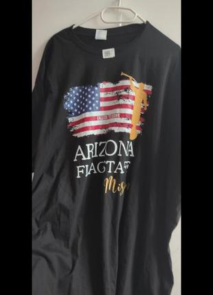 Размер 4 xl новая футболка майка с европы arizona flagstaff флаг аризоны