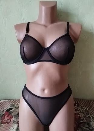 Комплект білизни сіточка 65-70 а,в (#3422)