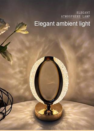 Лампа-нічник creative table lamp із сенсорним перемикачем6 фото