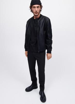 Чорна куртка(бомбер)reserved/zara,topman,asos,puma,adidas,nike,allsaints,hugo boss,hilfiger,levis4 фото