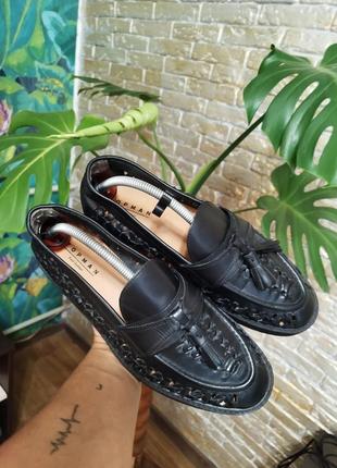 Mens black shoes topman deals