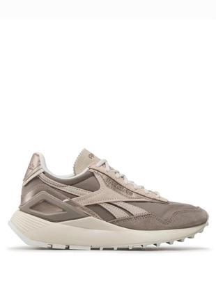 Reebok 25,7 см кожа замша текстиль кроссовки