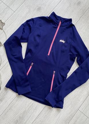 Спортивная кофта синего цвета xs