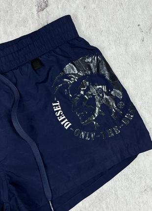 Шорты плавки плавательные diesel с большим логотипом