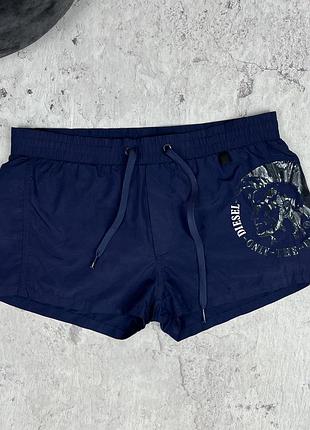 Шорты плавки плавательные diesel с большим логотипом