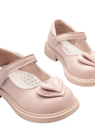 Туфли для девочек kimboo hj2230-1/25 розовый 25 размер2 фото