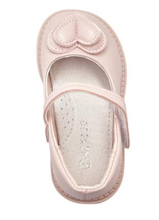 Туфли для девочек kimboo hj2230-1/25 розовый 25 размер4 фото
