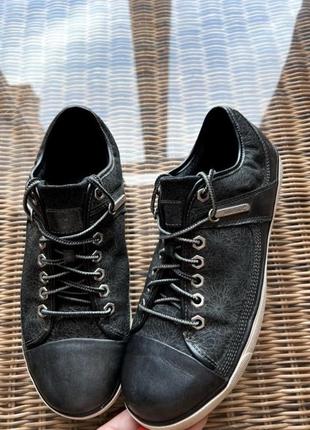 Шкіряні кросівки кеди timberland оригінальні чорні , новий стан