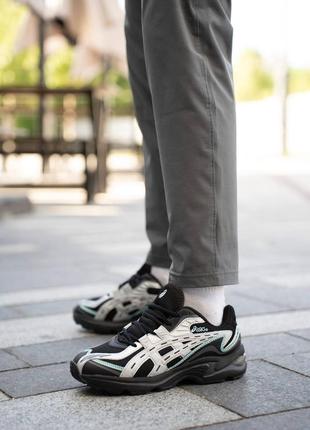 Asics gel-preleus black grey blue 9