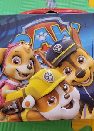 Пазл щенячий патруль 2 в 1 в жерстяній коробці