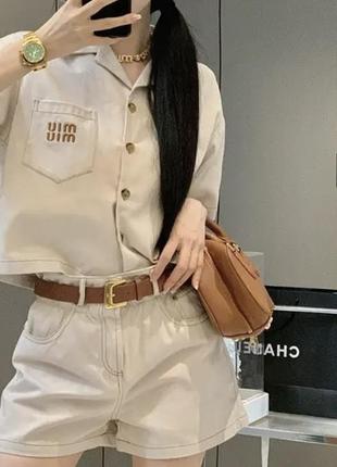 Костюм рубашка и шорты