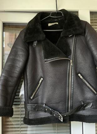 Дублянка, дубльонка авіатор чорна