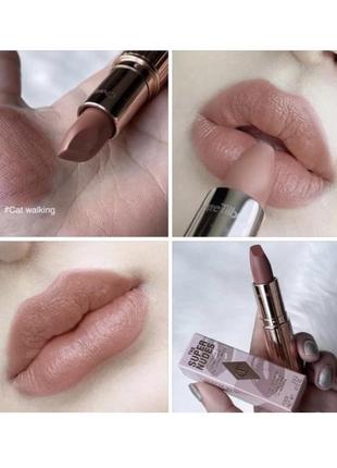 Charlotte tilbury matte revolution lipstick помада в оттенке catwalking