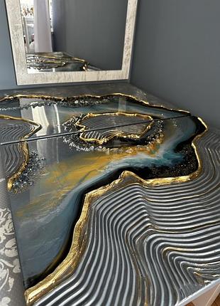 Абстрактная интерьерная картина из двух частей