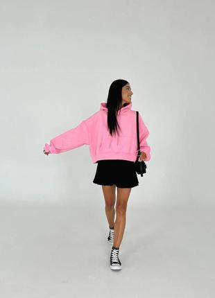 Укороченный худи oversize