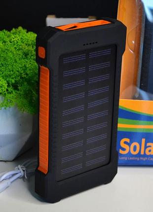 Power bank, реальные 10000 mah, с солнечной батареей, зарядное устройство, поверь банк, повербанк, 22-28