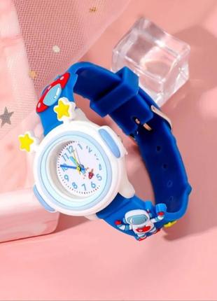 Детские часы космос, часы для мальчика космос, космонавт, наручные часы для мальчика с кос...