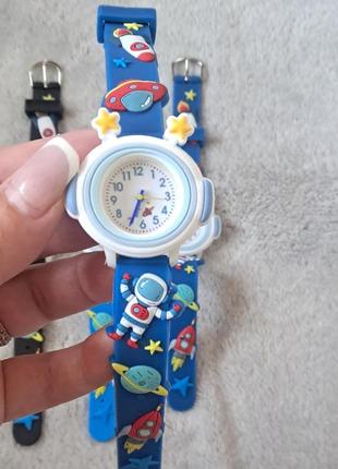Детские часы космос, часы для мальчика космос, космонавт, наручные часы для мальчика с кос...