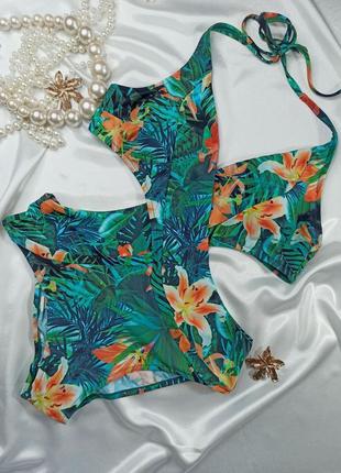 Невероятный цельный купальник монокини swimwear butterfly debenhams