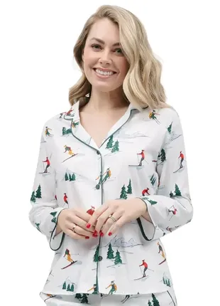 Пижамная кофта верх от пижамы cyberjammies из коттона и модала