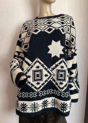 Теплый обеденный свитер/l/ brend didi
