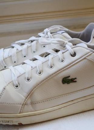 Кросівки кеди мокасини снікерси лакосте lacoste р. 47 30,2 см