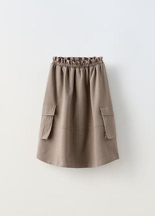 Спідниця-карго з кишенями zara