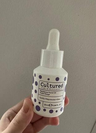 Cultured biomecare resilience facial oil олія, масло для обличчя4 фото