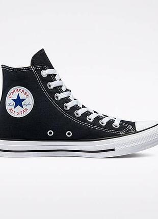 Кеди converse chuck taylor all-star black м9160 размер 40 (25,5 см) оригинал