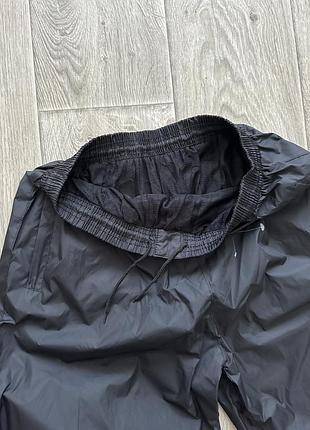 Спортивные штаны из плащовки мужские черные спортивные штаны баллон