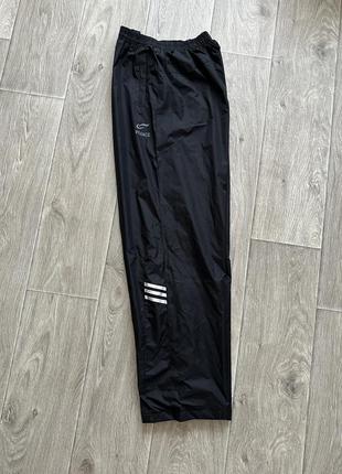 Спортивные штаны из плащовки мужские черные спортивные штаны баллон
