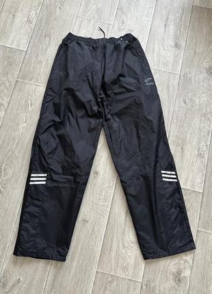 Спортивные штаны из плащовки мужские черные спортивные штаны баллон