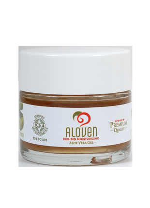 Органічний 100% гель алое вера, для лікування висипань на шкірі та акне,греція, (50 мл)